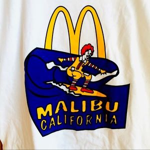 Adorable champion Malibu Mac Donald’s limited tee shirt size s